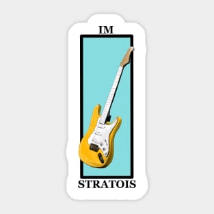 Stratocaster Player Sticker